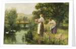Gathering Spring Flowers by Henry John Yeend King