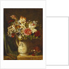 Roses, Narcissi and Other Flowers in a Vase by Alfred Morgan