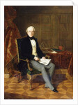 Portrait of Henry Pelham-Clinton, K.G., 4th Duke of Newcastle, Holding a Document, in His Study, 1850 by Henry Nelson O'Neil