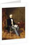 Portrait of Henry Pelham-Clinton, K.G., 4th Duke of Newcastle, Holding a Document, in His Study, 1850 by Henry Nelson O'Neil