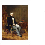 Portrait of Henry Pelham-Clinton, K.G., 4th Duke of Newcastle, Holding a Document, in His Study, 1850 by Henry Nelson O'Neil