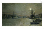 The Pool and London Bridge at Night, 1884 by John Atkinson Grimshaw