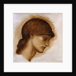 Study of a Lady's Head, by Edward Coley Burne-Jones