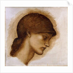 Study of a Lady's Head, by Edward Coley Burne-Jones