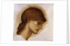Study of a Lady's Head, by Edward Coley Burne-Jones