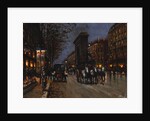 Le Boulevard St. Denis, Paris by Fausto Giusto