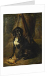 A Gun Dog with a Woodcock, 1842 by William Hammer