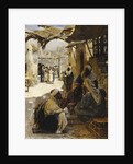 Arabs Conversing in a Village Street, 1894 by Rudolf Der G. Swoboda