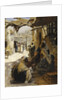 Arabs Conversing in a Village Street, 1894 by Rudolf Der G. Swoboda