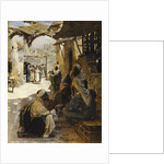 Arabs Conversing in a Village Street, 1894 by Rudolf Der G. Swoboda