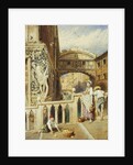 The Bridge of Sighs, Venice by Myles Birket Foster