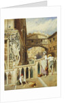 The Bridge of Sighs, Venice by Myles Birket Foster