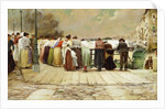 On the Bridge, 1893 by Enrique Serra