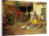 Feeding the Chickens, by Jose Benlliure y Gil