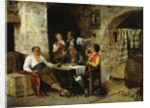 In the Tavern by Jose Benlliure y Gil