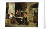 In the Tavern by Jose Benlliure y Gil