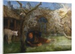 Caedmon's Awakening, by Arthur Hughes