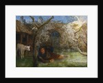 Caedmon's Awakening, by Arthur Hughes