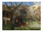 Caedmon's Awakening, by Arthur Hughes