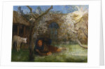 Caedmon's Awakening, by Arthur Hughes