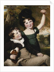 Portrait of Thomas Osborne Bateman, Aged 8, with his Brother, Hugh Athelstan, Aged 6, 1818 by Thomas Barber