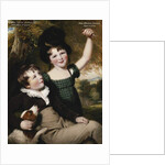 Portrait of Thomas Osborne Bateman, Aged 8, with his Brother, Hugh Athelstan, Aged 6, 1818 by Thomas Barber