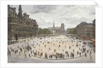 Le Place de Hotel d'Ville, Paris by Jean-Louis Lefort