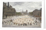 Le Place de Hotel d'Ville, Paris by Jean-Louis Lefort