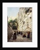 Praying at the Western Wall, Jerusalem by Gustave Bauernfeind