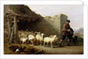 A Shepherd and his Flock, 1862 by Eugene Joseph Verboeckhoven