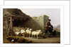 A Shepherd and his Flock, 1862 by Eugene Joseph Verboeckhoven