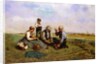 The Haymakers' Lunch, 1857 by Jules Veyrassat