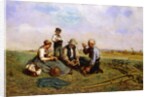 The Haymakers' Lunch, 1857 by Jules Veyrassat