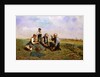 The Haymakers' Lunch, 1857 by Jules Veyrassat