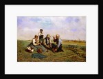 The Haymakers' Lunch, 1857 by Jules Veyrassat