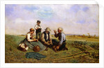 The Haymakers' Lunch, 1857 by Jules Veyrassat