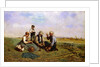 The Haymakers' Lunch, 1857 by Jules Veyrassat