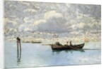 On the Venetian Lagoon by Guglielmo Ciardi