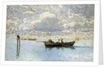 On the Venetian Lagoon by Guglielmo Ciardi