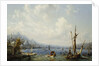 Boats on the Bosphorous, off Constantinople, 1846 by Auguste Etienne Francois Mayer