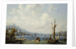 Boats on the Bosphorous, off Constantinople, 1846 by Auguste Etienne Francois Mayer