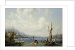 Boats on the Bosphorous, off Constantinople, 1846 by Auguste Etienne Francois Mayer