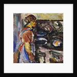 Girl in the Kitchen; Pike I Kjokken, 1921 by Ludwig Karsten