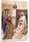 The Carpet Seller by Giulio Rosati