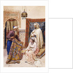 The Carpet Seller by Giulio Rosati