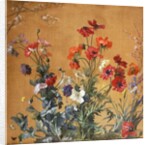 Poppies, Irises and Blossom by Jean Benner