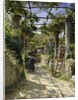 In the Shadow of an Italian Pergola, A Warm Afternoon in Anacapri, 1884 by Peder Monsted