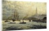 The Port of Hamburg, 1893 by Georg Schmitz