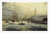 The Port of Hamburg, 1893 by Georg Schmitz