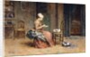 Feeding Time, 1881 by Maurice Leloir